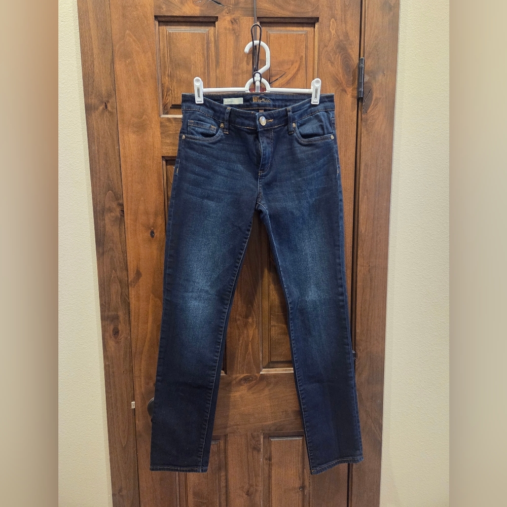 Kut from the Kloth Boyfriend Dark Indigo Straight Leg Jeans